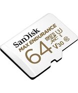 SanDisk 64GB MAX Endurance microSDXC Card with Adapter for Home Security Cameras - $47.28