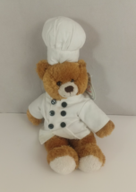 2006 Plushland Chef Bear March of Dimes Plush 7.5&quot; - $12.86