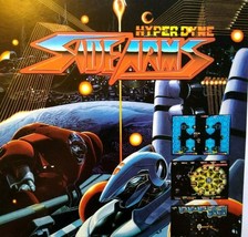Hyper Dyne Side Arms Arcade FLYER Original 1986 Video Game Art Space Age - £27.43 GBP