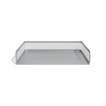 Side Load Stackable Metal Letter Tray Silver Tr57568-Cc - $32.99