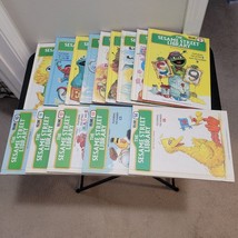VTG The Sesame Street Library Jim Henson&#39;s Muppets Hard Cover Book Set VOL 1-14 - £111.50 GBP