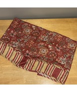 Waverly Navarra Farmhouse Scalloped Valance Rod Pocket Window Curtain 52... - $27.77 CAD