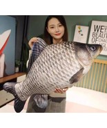 Simulated Crucian Carp Plush Toy, Grass Carp Pillow, Doll Cushion - $2,191.95 MXN