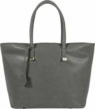 NEW Platinum Avenue Gray Faux Leather Tote Bag for 15” Laptops PT-MWTBG2 - £24.48 GBP