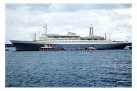 SL0559 - Holland America Liner - Rotterdam under Tug escort - photograph... - $2.80