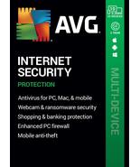 AVG INTERNET SECURITY 2021 - FOR 10 DEVICES - 1 YEAR - DOWNLOAD - £7.10 GBP