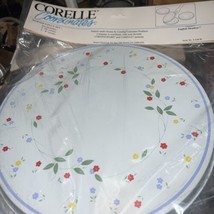 Vintage Corelle Coordinates Burner Round Cover Set English Meadow Nice!!... - £15.94 GBP