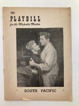 1953 Playbill Majestic Theatre Marta Wright, George Britton in South Pac... - $14.20