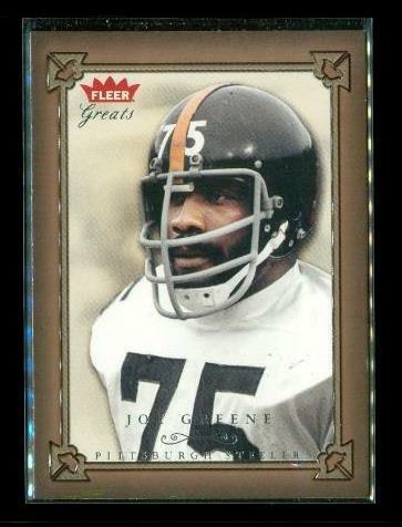 Primary image for 2004 FLEER GREATS Football Trading Card #65 JOE GREENE Pittsburgh Steelers