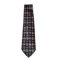 Vintage Wembley Mens Tie Blue Red Geometric USA Office Professional Necktie - $16.99