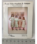 Angel Wears Basic Yoke Pinafore Jumper Pattern Size 7-14 Uncut - $6.95