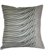 Kukamuka Meri Green Throw Pillow 19x19, with Polyfill Insert - £55.91 GBP