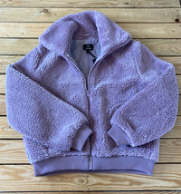 threadbare NWT woman’s full zip fleece jacket size 10 pink HG - $24.86