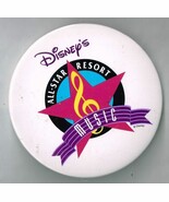 Disney&#39;s All Star Music Resort pin back button Pinback - $25.22