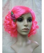 Hot Pink Raspberry Tart Wig Strawberry Shortcake Punk Drag Queen Effie T... - $541.94 MXN