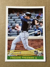 2018 Panini Donruss Freddie Freeman 1984 Variation #223 Atlanta Braves - $1.69