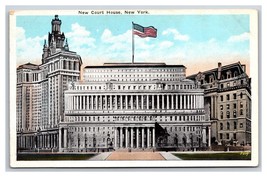 New Court House Building New York City NY NYC UNP WB Postcard Q23 - £2.28 GBP