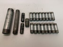 Multiple Sizes of Steel Conduit Barrel Nipples A/SA106B (21 Pack) - $56.91