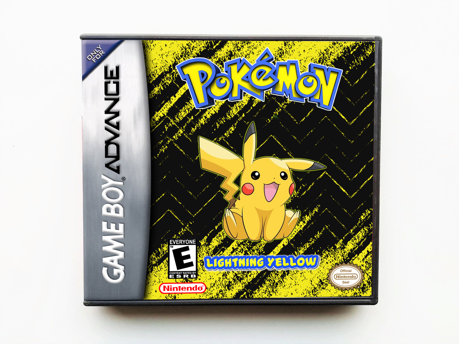 Pokemon Lightning Yellow Game / Case - Gameboy Advance (GBA) USA Seller