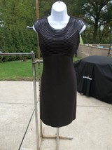 Nwot Donna Morgan Brown Cocktail Dress 6 - $34.99