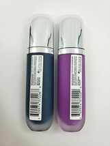 2X  Revlon Ultra HD Metallic Matte Lipcolor HD 1 ea Dazzle &amp; Brilliant Purples - £7.83 GBP