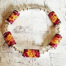 Unique Frazzles Bracelet Handmade Bacon Flavour Corn Snack Retro Tuck Shop Cool - $12.65