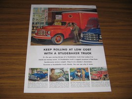 1952 Print Ad Studebaker Trucks Pickups Farm &amp; Delivery - £11.34 GBP