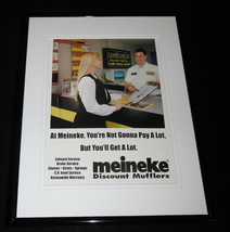1998 Meineke Mufflers 11x14 Framed ORIGINAL Advertisement - $34.64