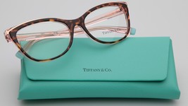 New Tiffany &amp; Co Tf 2192 8287 Havana Pink Eyeglasses 54-16-140 B40mm Italy - £106.39 GBP