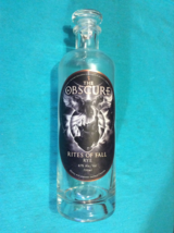 THE OBSCURE RITES OF FALL RYE EMPTY BOTTLE with CORK - 750ml - FREE SHIP... - $17.96