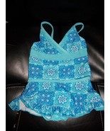 Caba alife Blue Print 2 PC Swim Suit Size 2T Girls NEW - $19.95