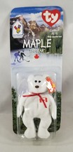 Mcdonald&#39;s Ty Maple The Bear Beanie Baby Canada 1999 White - £3.72 GBP