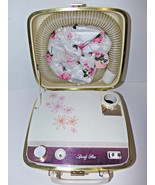 Vintage Hamilton Beach Lovely Aire Bonnet Portable Hair Nail Dryer w Tra... - £70.04 GBP