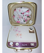 Vintage Hamilton Beach Lovely Aire Bonnet Portable Hair Nail Dryer w Tra... - €75,67 EUR