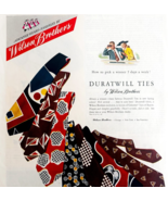 1947 Wilson Brothers Clothing Advertisement Duratwill Ties Fashion DWJJ21 - €25,56 EUR