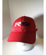 Taylormade RSi Golf Red Mens Adjustable Logo Cap Hat Strapback Mis Hits ... - £10.94 GBP