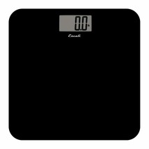 Bathroom Body Scale, High Capacity Of 400 Lb, Battery Included, Slim Black, - £35.33 GBP