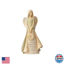 Enesco Foundations Retirement Journey Angel Holding Clock Figurine 4 inch - $47.26
