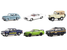 Anniversary Collection Set of 6 pieces Series 16 1/64 Diecast Cars Greenlight - £50.77 GBP