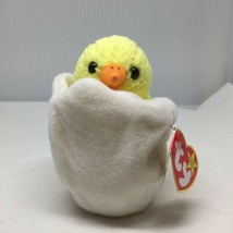 Ty Beanie Baby Eggbert Chick Plush Stuffed Animal Retired W Tag April 10 1998 - £15.97 GBP
