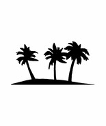 2x Palms Vinyl Decal Sticker Different colors & size for Cars/Bikes/Windows - $4.40 - $12.99