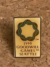 Vintage Seattle Goodwill Games Pin 1990 Washington Enamel Lapel Hat - £3.90 GBP