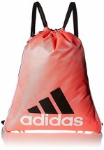 adidas Burst Gymsack Drawstring Sackpack Backpack, 5136443 Pink Zest - $19.95
