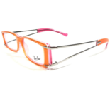 Ray-Ban Eyeglasses Frames RB5091 2216 Orange Pink Silver Rectangular 51-... - $55.88