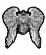 ANGEL BIKER WINGS MOTORCYCLE PATCH P5190 jacket iron engine patches wing... - $5.65
