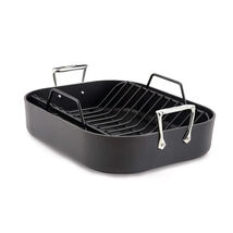 All-clad HA1 Hard Anodized Nonstick Roaster w/Rack,13&quot; x 16&quot; &amp; Pot Holders - €60,75 EUR