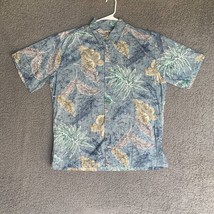 Cookie Street Honolulu Shirt Adult Large Hawaiian Button Camp Casual Outdoor Men - £14.55 GBP