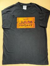 Vintage 90s Jam Night Ticket Stub Graphic T-Shirt Alstyle Black Music Large - $17.82