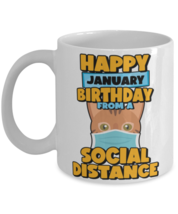 Social Distancing Gift Happy January Birthday From A Bengal Social Dista... - £11.77 GBP