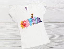 Winnie the Pooh shirt - Girls Pooh and friends name shirt - £11.98 GBP+